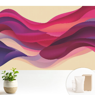 Tapeta Farebné vlny a abstraktné tvary