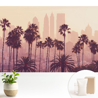 Luxusná tapeta Atmosférické palmy pri západe slnka