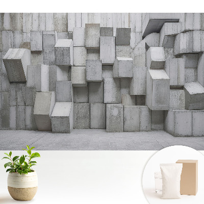 Luxusná tapeta Betónové priemyselné kvádre.