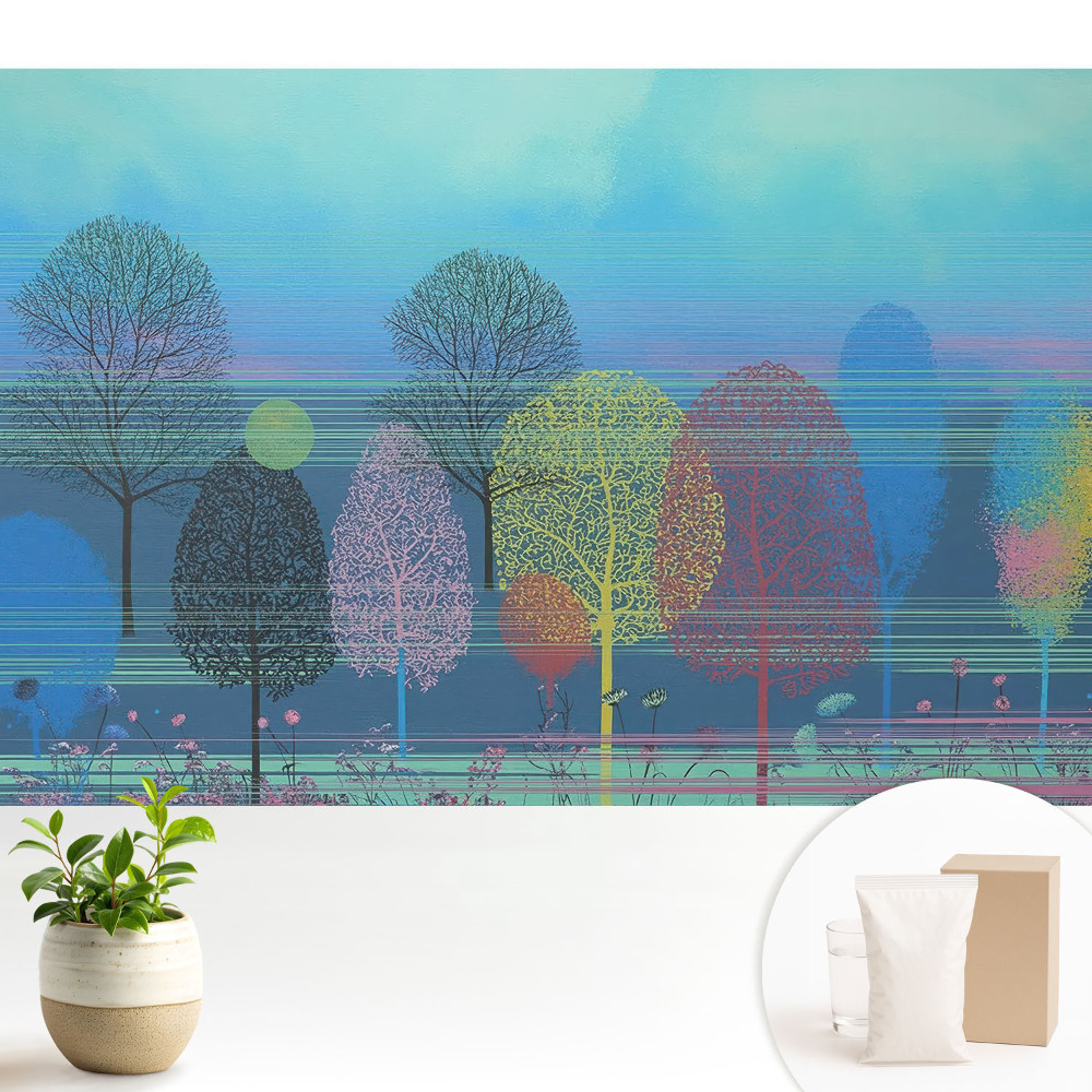 Tapeta na stenu Farebné stromy proti oblohe