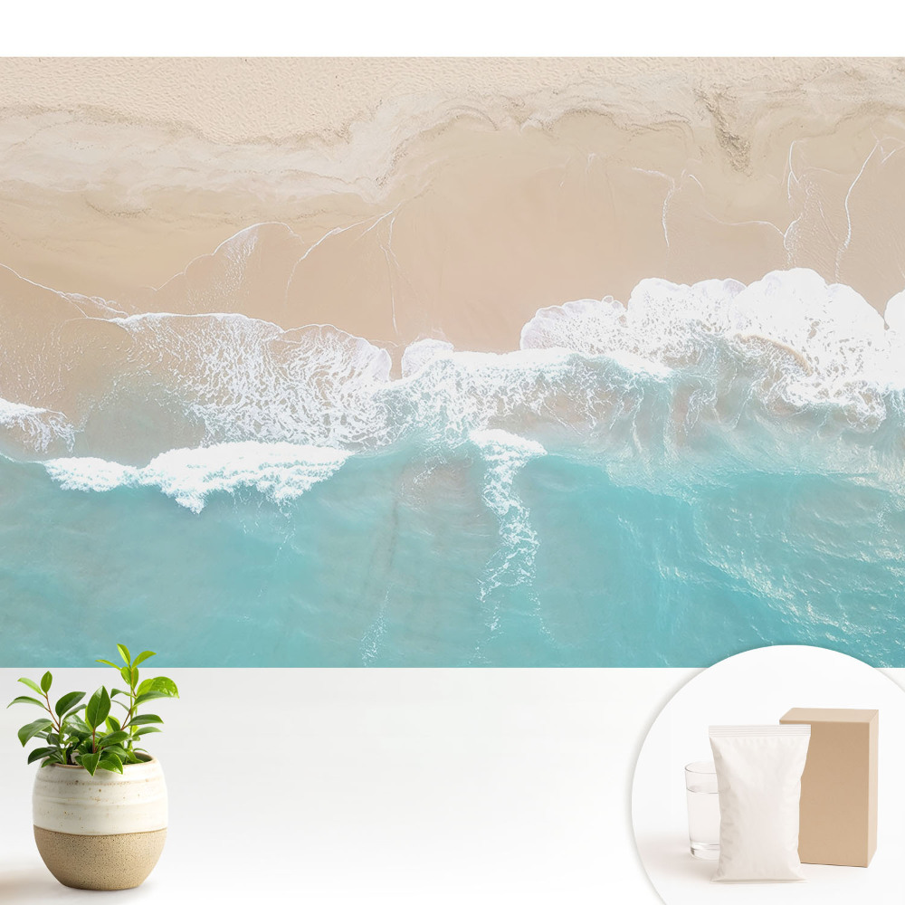 Tapeta na stenu Plážové vlny minimalizmus relaxácia