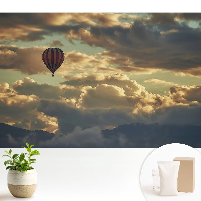 Tapeta do obývačky Let balónom vo vysokých nebesiach