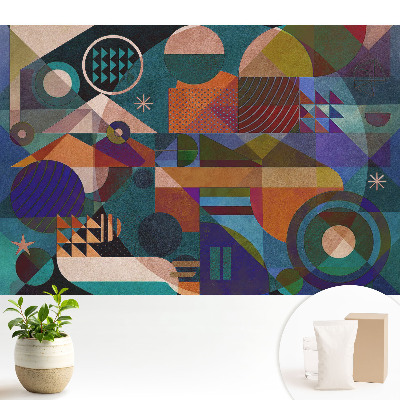 Tapeta Farebná geometrická abstrakcia