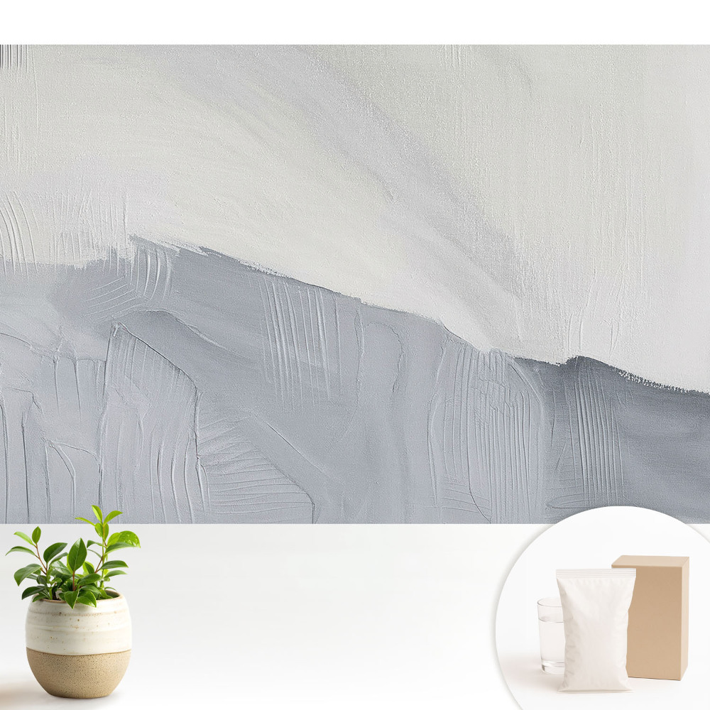 Tapeta do obývačky Jemná abstrakcia sivej