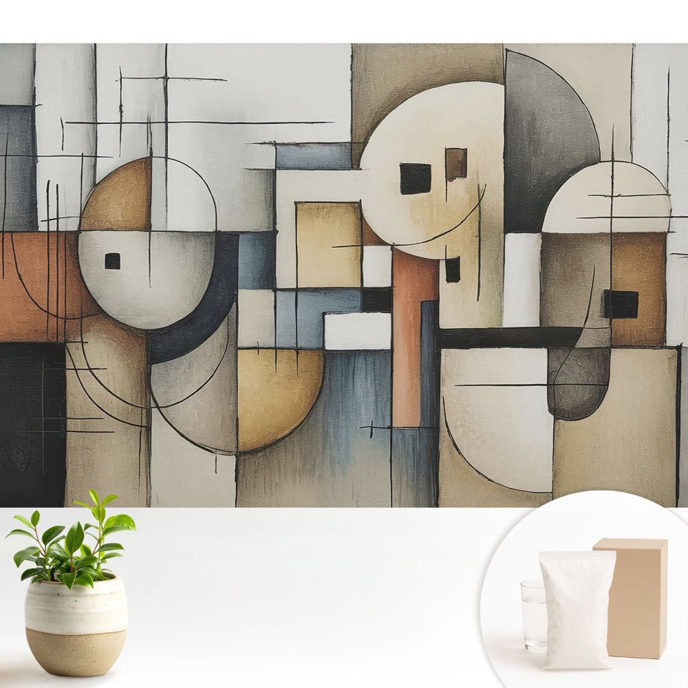 Luxusná tapeta Abstraktné geometrické tvary