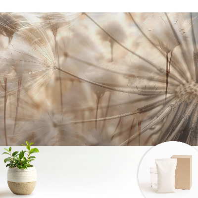 Luxusná tapeta s motívom éterických púpav v štýle harmónie prírody