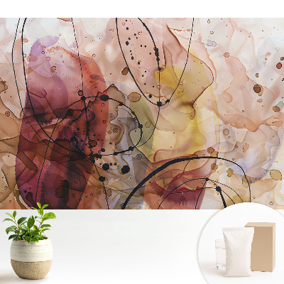 Tapeta do obývačky Farebná abstrakcia energia elegancia