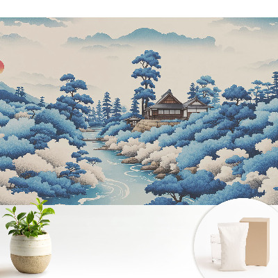 Tapeta na stenu Horská krajina s domom