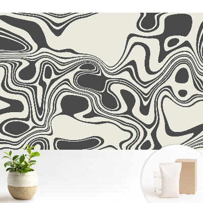 Tapeta na stenu Abstraktné vlny kontrastov