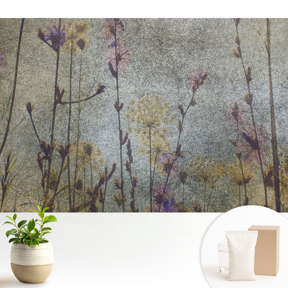 Tapeta do obývačky Éterické divoké kvety
