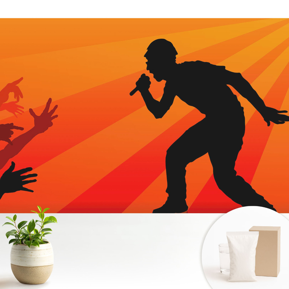 Luxusná tapeta Energia hudby a davu