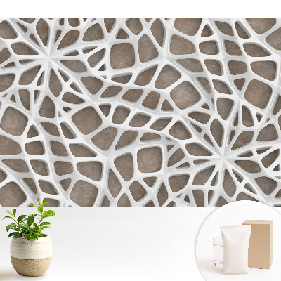 Luxusná tapeta Moderná trojrozmerná čipkovaná štruktúra