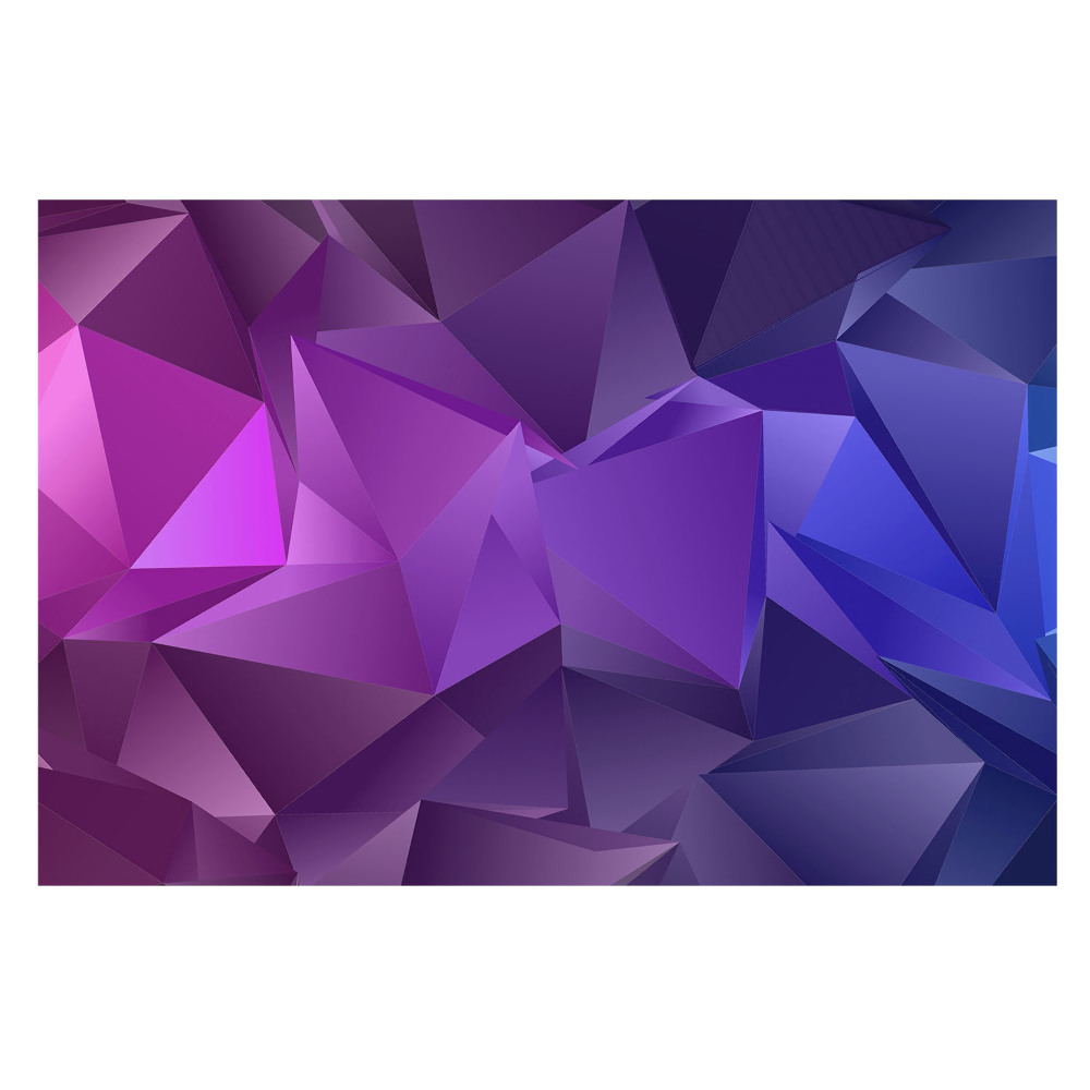 Tapeta do obývačky s farebnými geometrickými motívmi