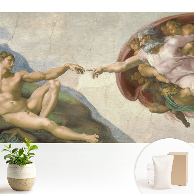 Tapeta Symbolická interakcia postáv plná emócií