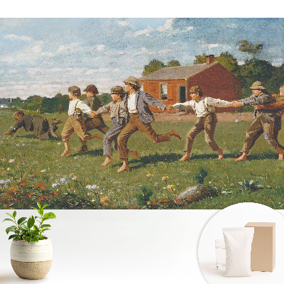 Tapeta s motívom detských hier na čistinke