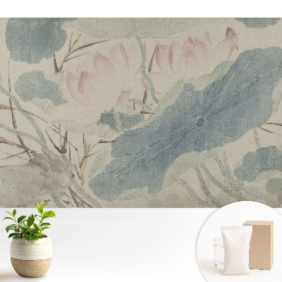 Luxusná tapeta s jemným kvetinovým vzorom v klasickom štýle