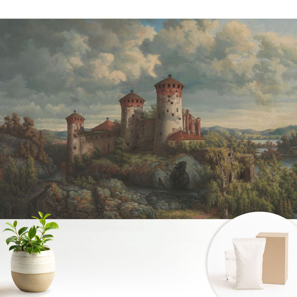 Luxusná tapeta Hrad uprostred prírody