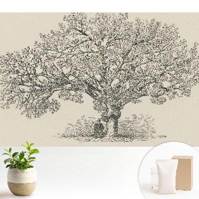 Luxusná tapeta Štylizovaný strom, príroda, klasická harmónia