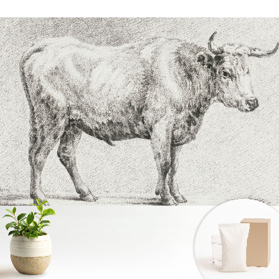 Tapeta s klasickým grafickým motívom zvierat