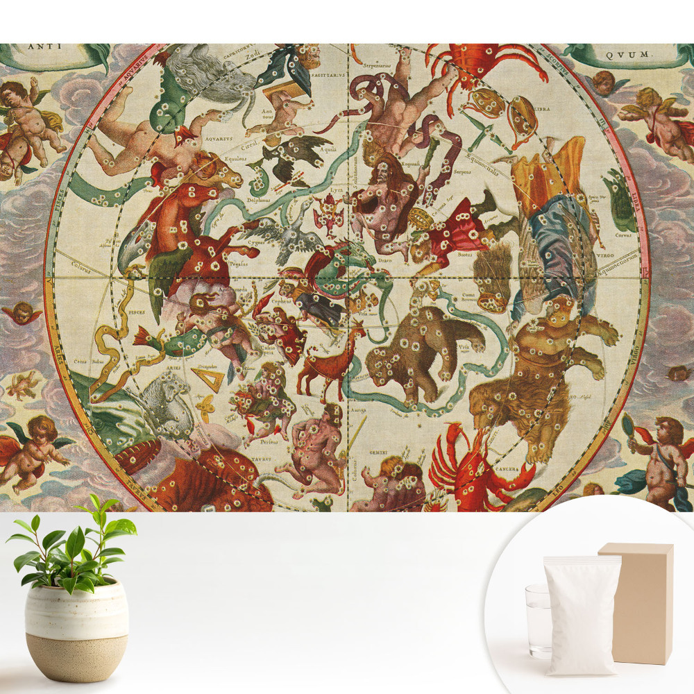 Tapeta do obývačky Klasický kozmogram s mytologickými postavami