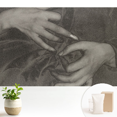 Tapeta na stenu Harmonické ruky na materiáli