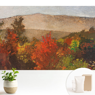 Tapeta do obývačky Jesenné odtiene a malebné hory