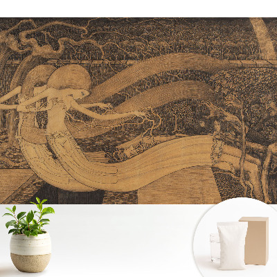 Luxusná tapeta Mystická secesná príroda záhadná