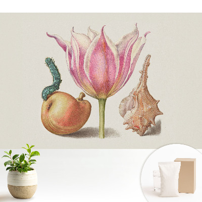 Luxusná tapeta Harmónia škrupiny kvetu húsenice.