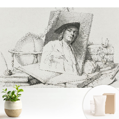 Tapeta do obývačky Klasická portrétna ilustrácia