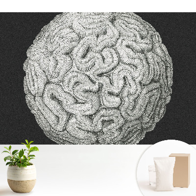 Tapeta s monochromatickou sférickou harmonickou štruktúrou