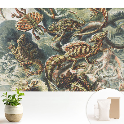 Tapeta Rozprávková jašterica vzorovaná príroda