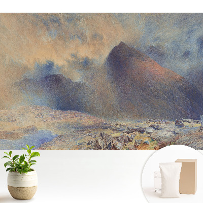 Tapeta do obývačky Melancholická a majestátna horská panoráma