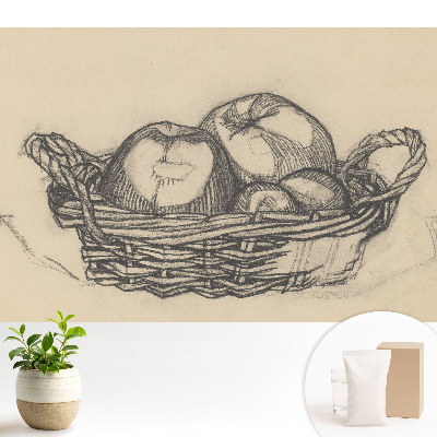 Tapeta Klasická kresba ovocného koša