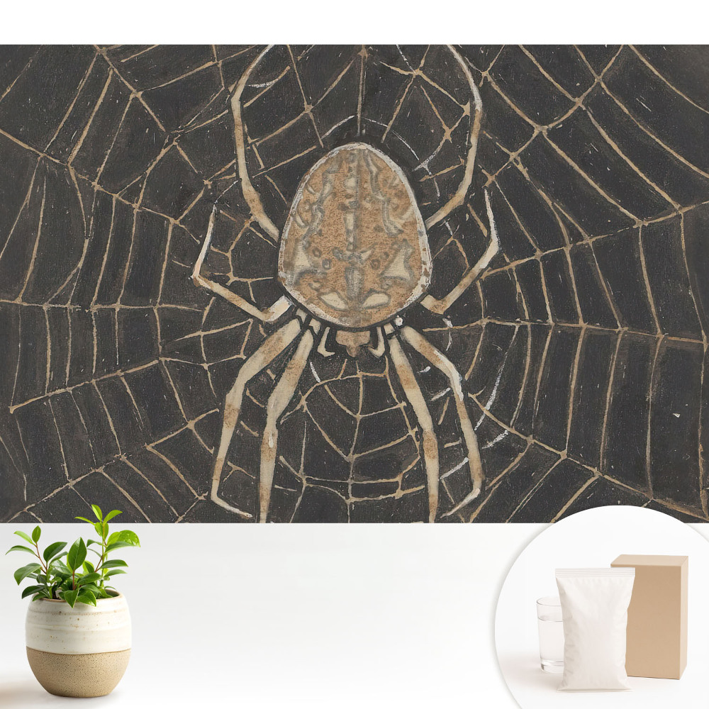 Tapeta na stenu Pavúk v sieti symetrický klasik