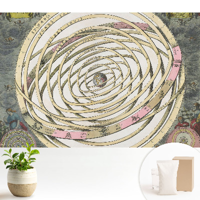 Luxusná tapeta Historické nebeské sféry s planétami