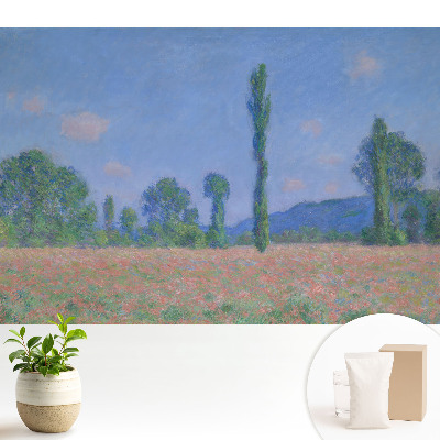 Tapeta do obývačky Impresionistická krajina s topoľmi