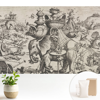 Tapeta Surrealistická bitka plná detailov