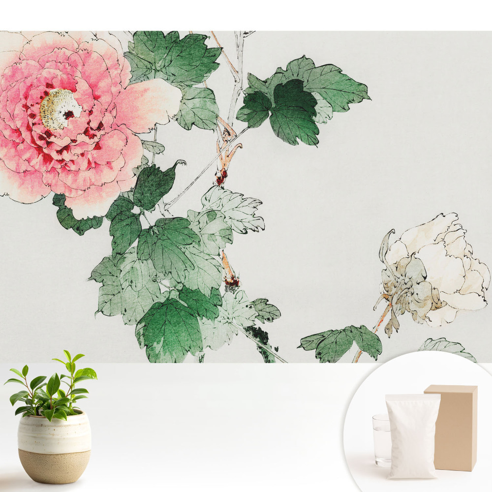 Tapeta na stenu Jemné kvety v klasickom štýle, harmónia