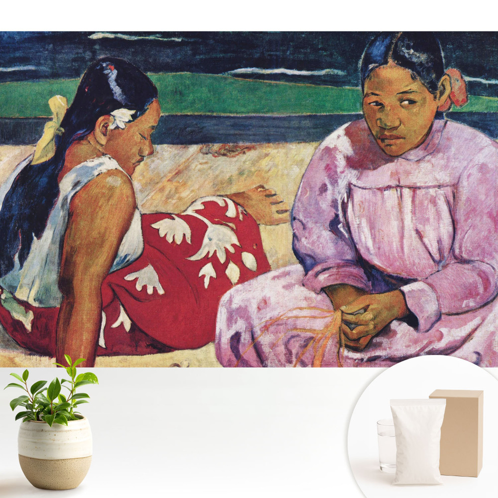 Tapeta Exotické motívy, teplé farby, pokoj