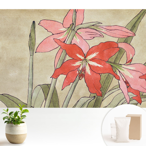 Tapeta na stenu Retro kvetinová kompozícia harmonická príroda