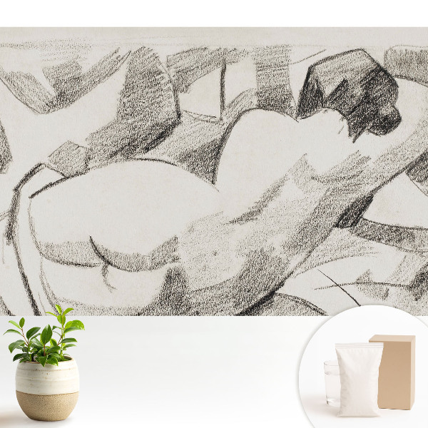 Tapeta Ležiaca postava, impresionistický štýl, pokojná atmosféra