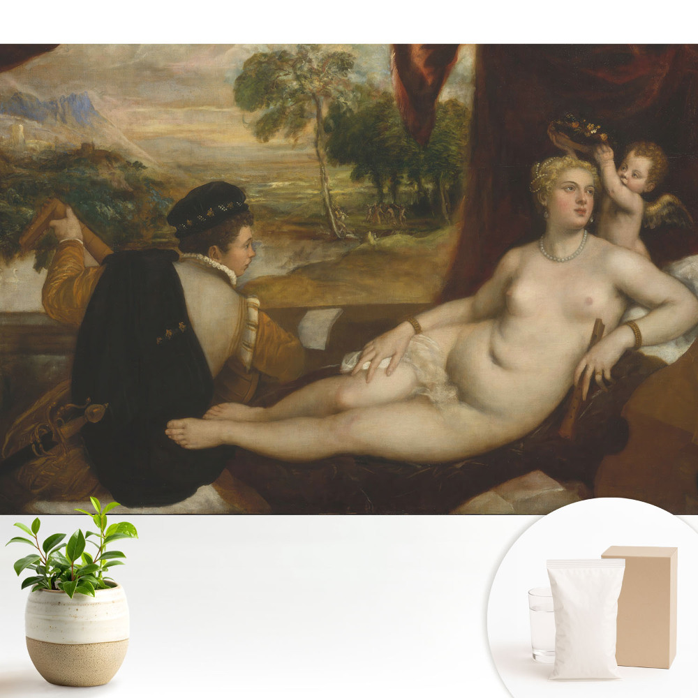 Tapeta Klasický motív postáv v krajine