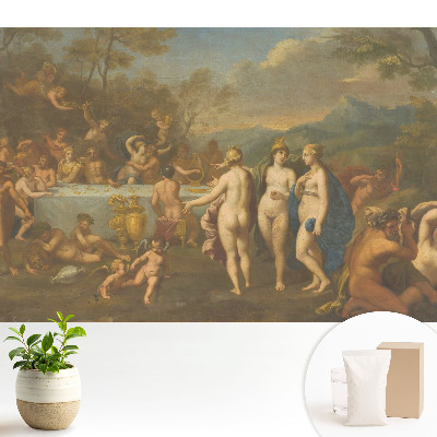 Tapeta s motívom postáv starovekej mytológie vytvárajúca harmonický vzhľad