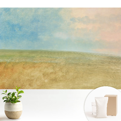 Tapeta na stenu Pastelová krajina v abstraktnom štýle