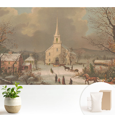 Tapeta na stenu Zimná žánrová scéna