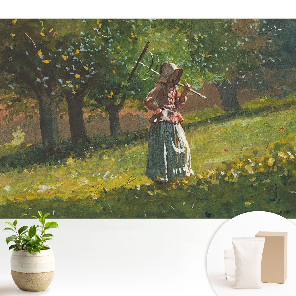 Tapeta Dámska prechádzka v parku