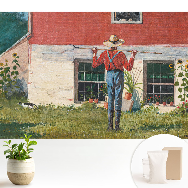 Tapeta na stenu Rustikálna idylka vo vidieckej záhrade