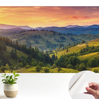 Luxusná tapeta Malebné kopce horskej krajiny