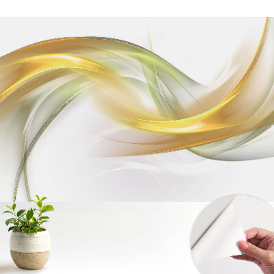 Luxusná tapeta s jemnými vlnitými líniami v jemných odtieňoch