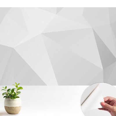 Tapeta do obývačky so sivým geometrickým vzorom v modernom štýle